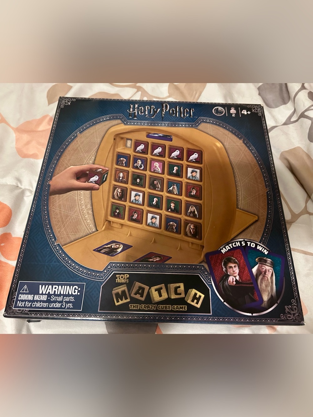 Warner Bros. Harry Potter Match The Crazy Cube Game - Gold and Blue